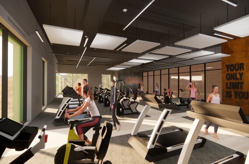 New leisure centre gym