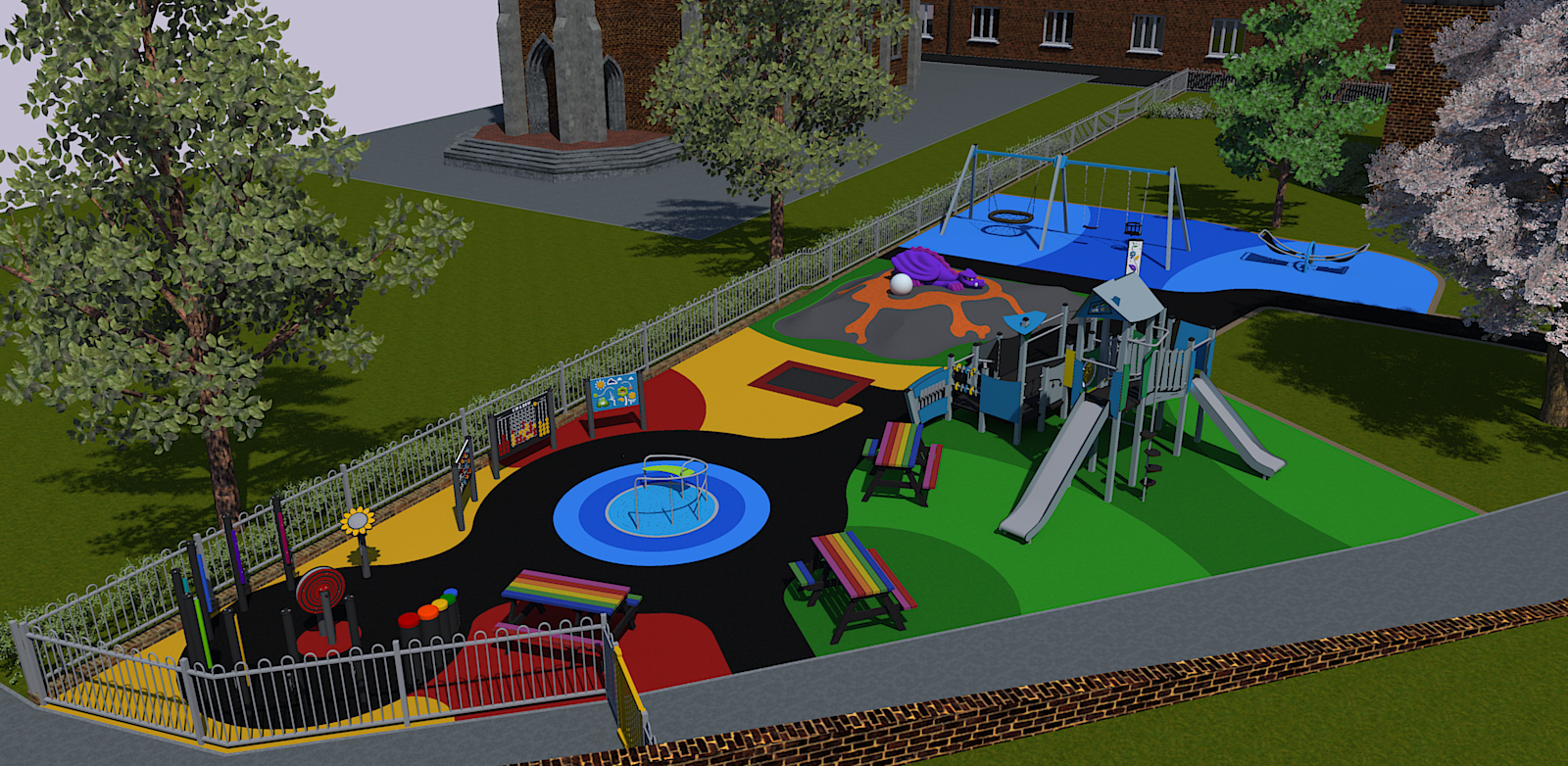 Playsite plan St Georges Shopping Centre