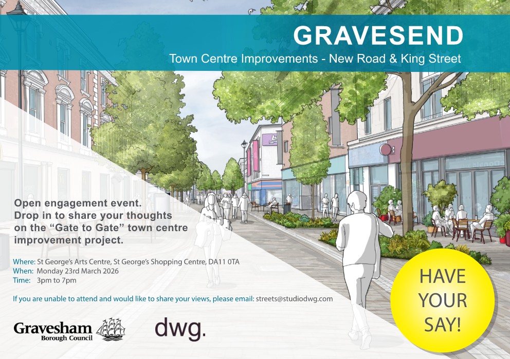 Come along and have your say Join us for an open engagement event to help shape the future of New Road and King Street as part of the wider Gate to Gate town centre improvement project.