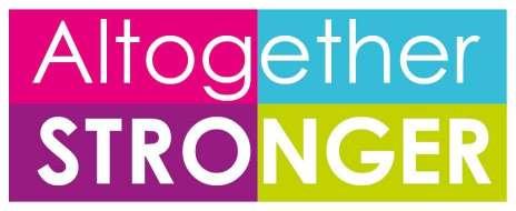 Altogether stronger logo