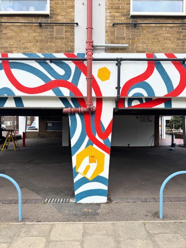 Artwork at the hive