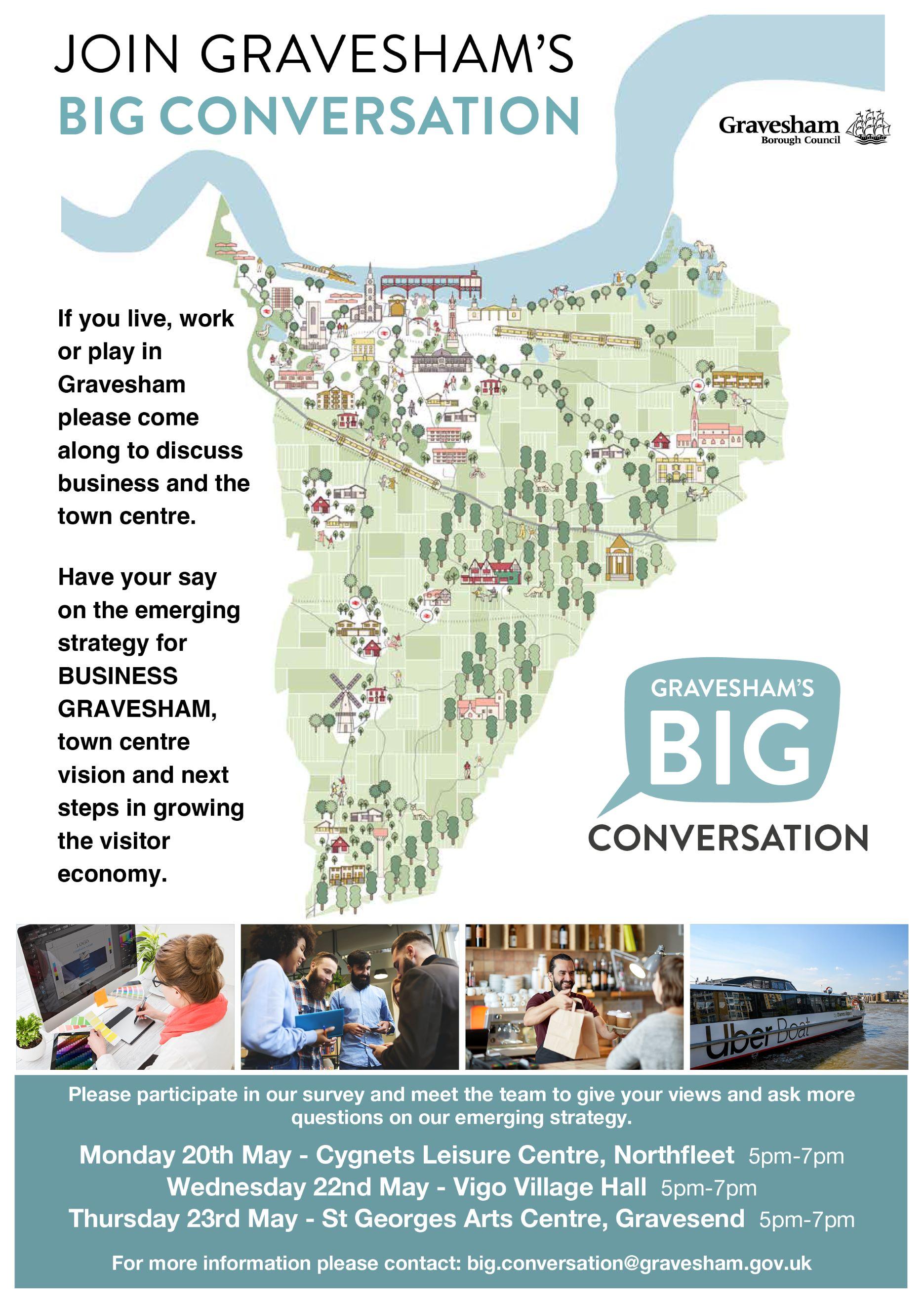 Big conversation new poster event business