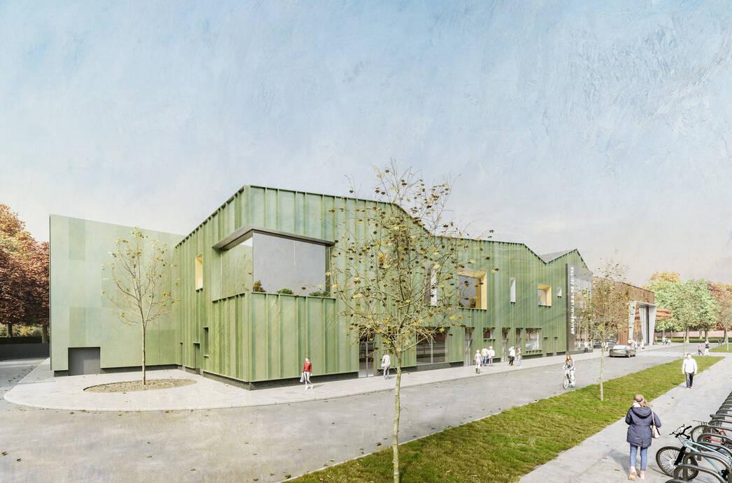 Artists impression of proposed leisure centre