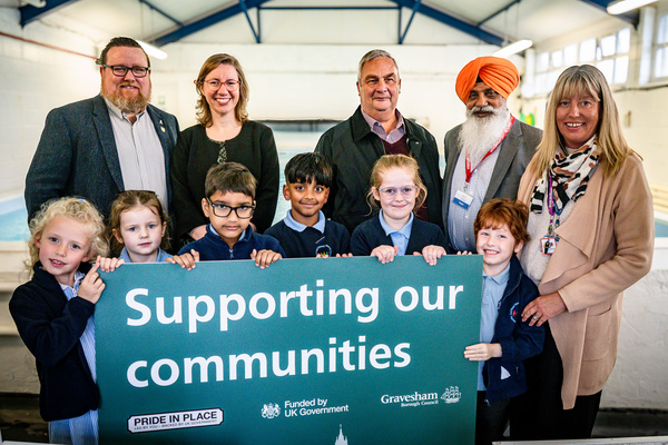 Cecil Road school’s public pool was among the first to benefit in Gravesham from the Pride in Place programme.