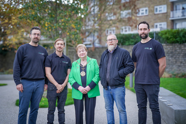 Cllr jenny wallace and opening of st andrews gardens