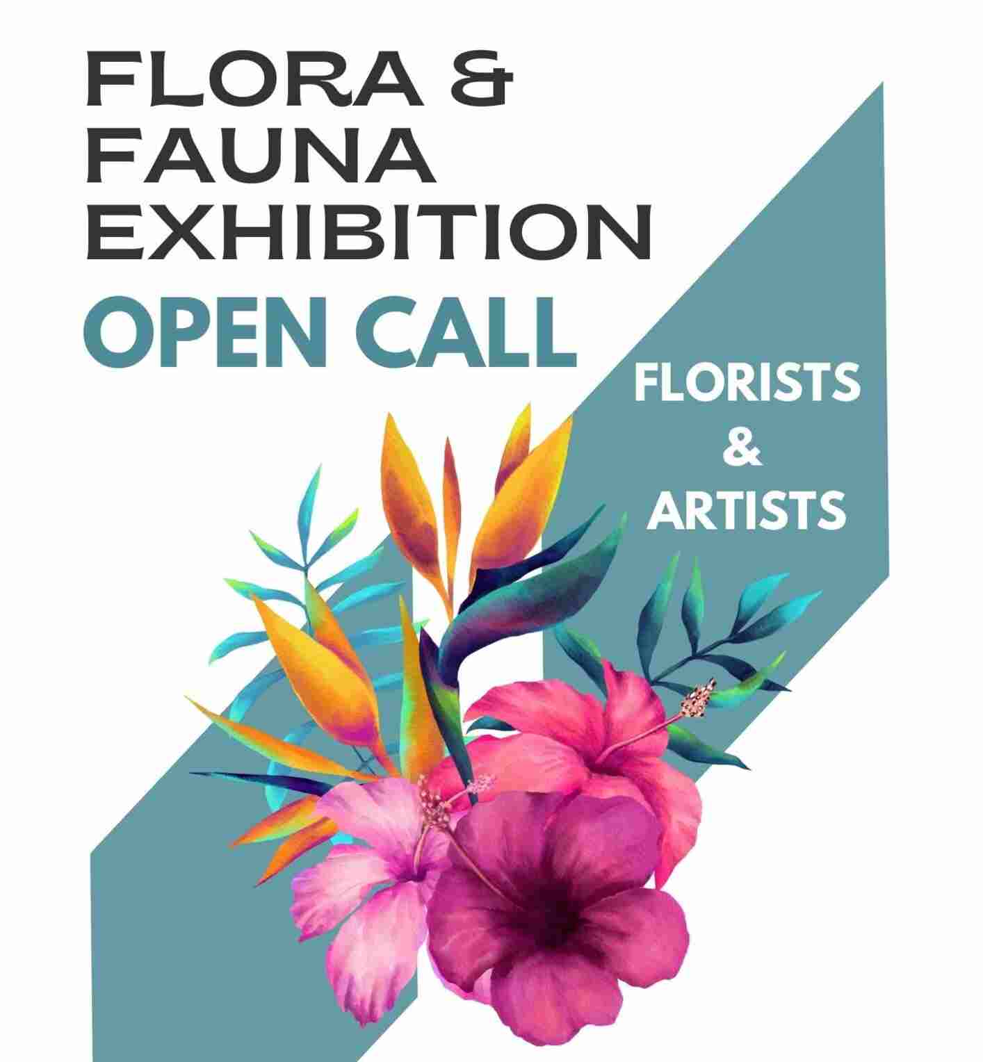 poster for Flora & Fauna exhibition open call