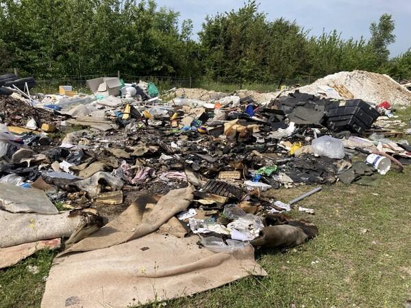 Fly-tipping waste