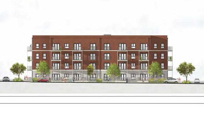 Artist impression of phase 3a housing development at Harbour Village