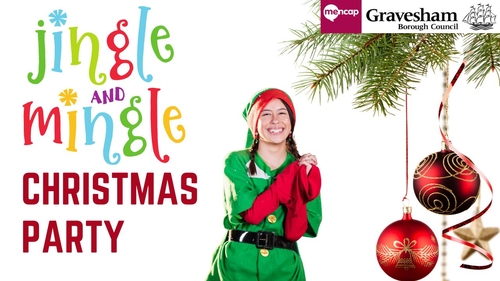 Jingle and Mingle Christmas Party, Christmas tree and decorations