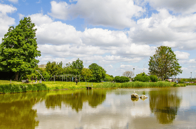 Lake at gordon gardens