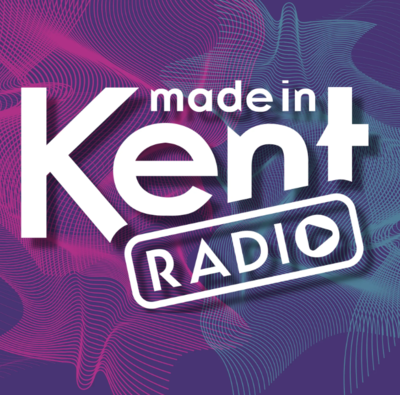 Purple logo with Kent Radio Made in Kent