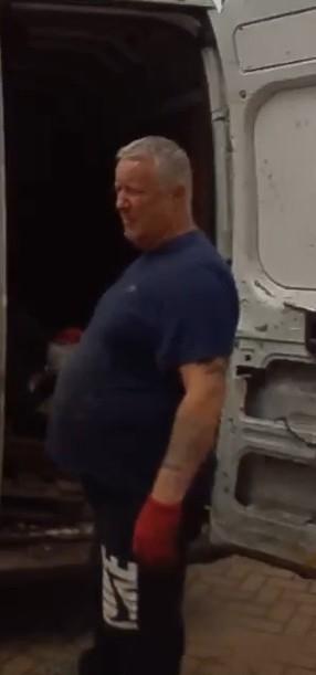 Photo taken of Mark albert williams who was caught fly-tipping.