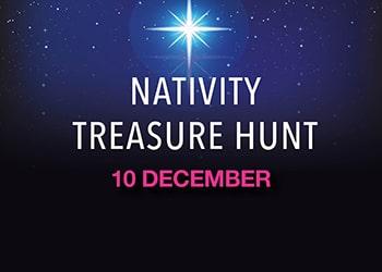 Nativity treasure hunt graphic