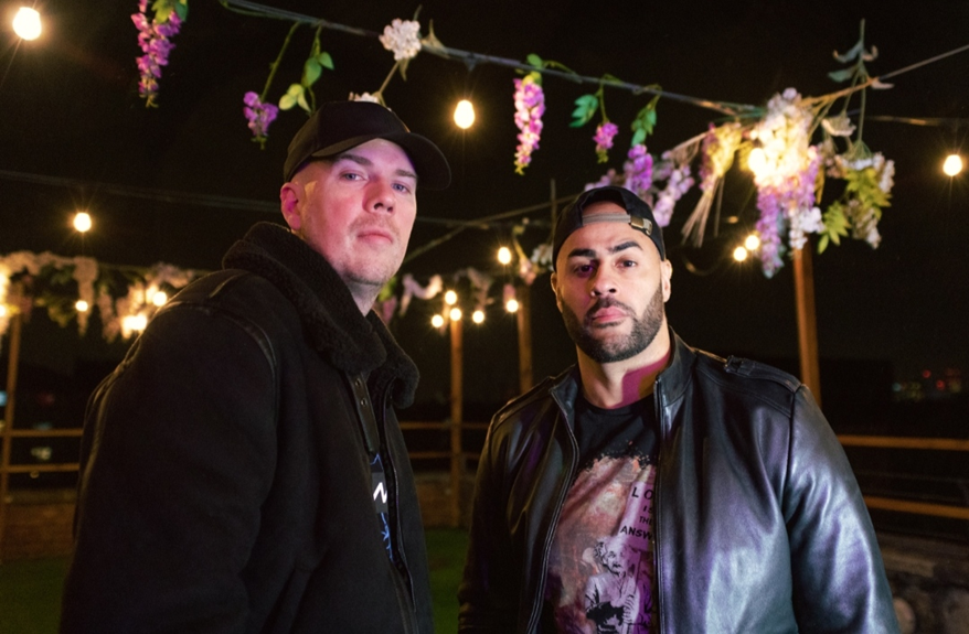 photograph of two males who make the UK Garage duo 'Oxide and Neutrino'