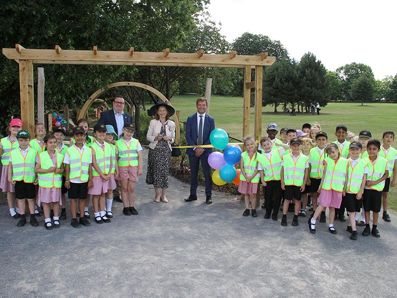 Sensory garden opening