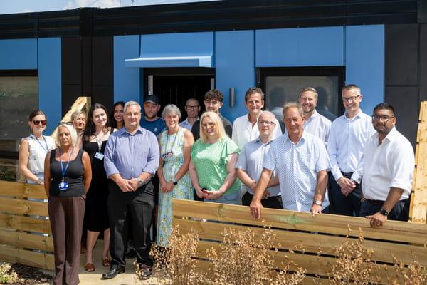 Solohaus opening with the leader gbc staff and hill group