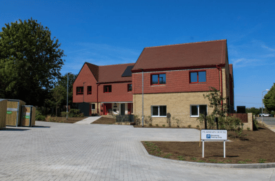 Worcester close completed view