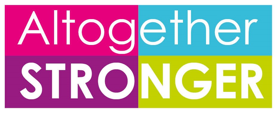 Altogether Stronger logo.