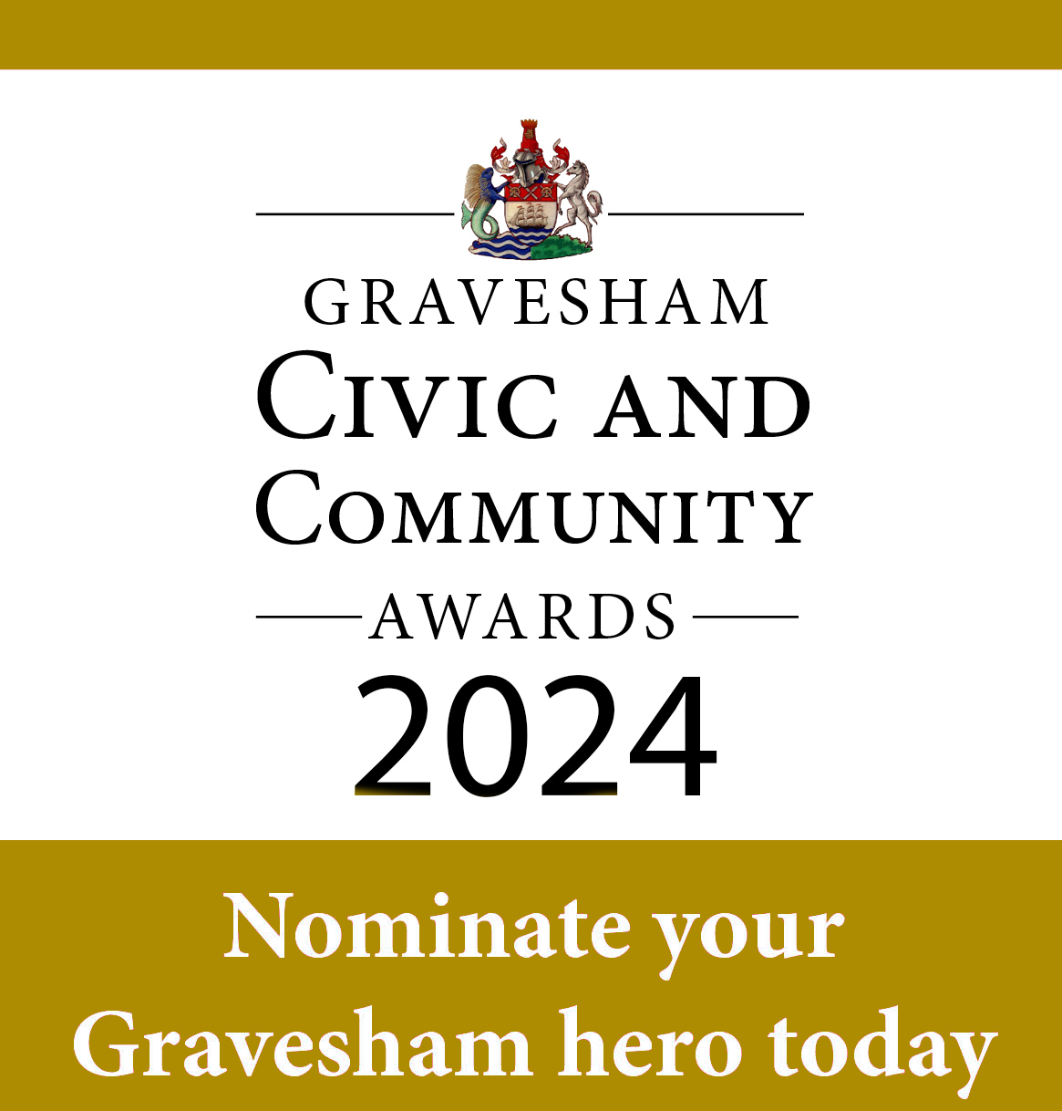 Civic and community awards 2024 banner