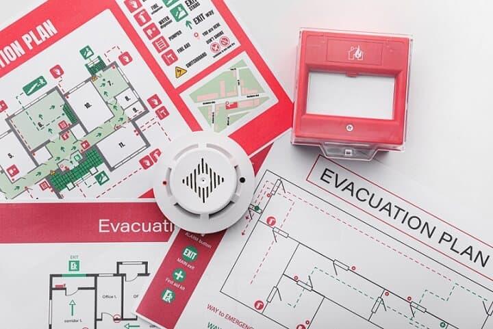 Fire evacuation plan