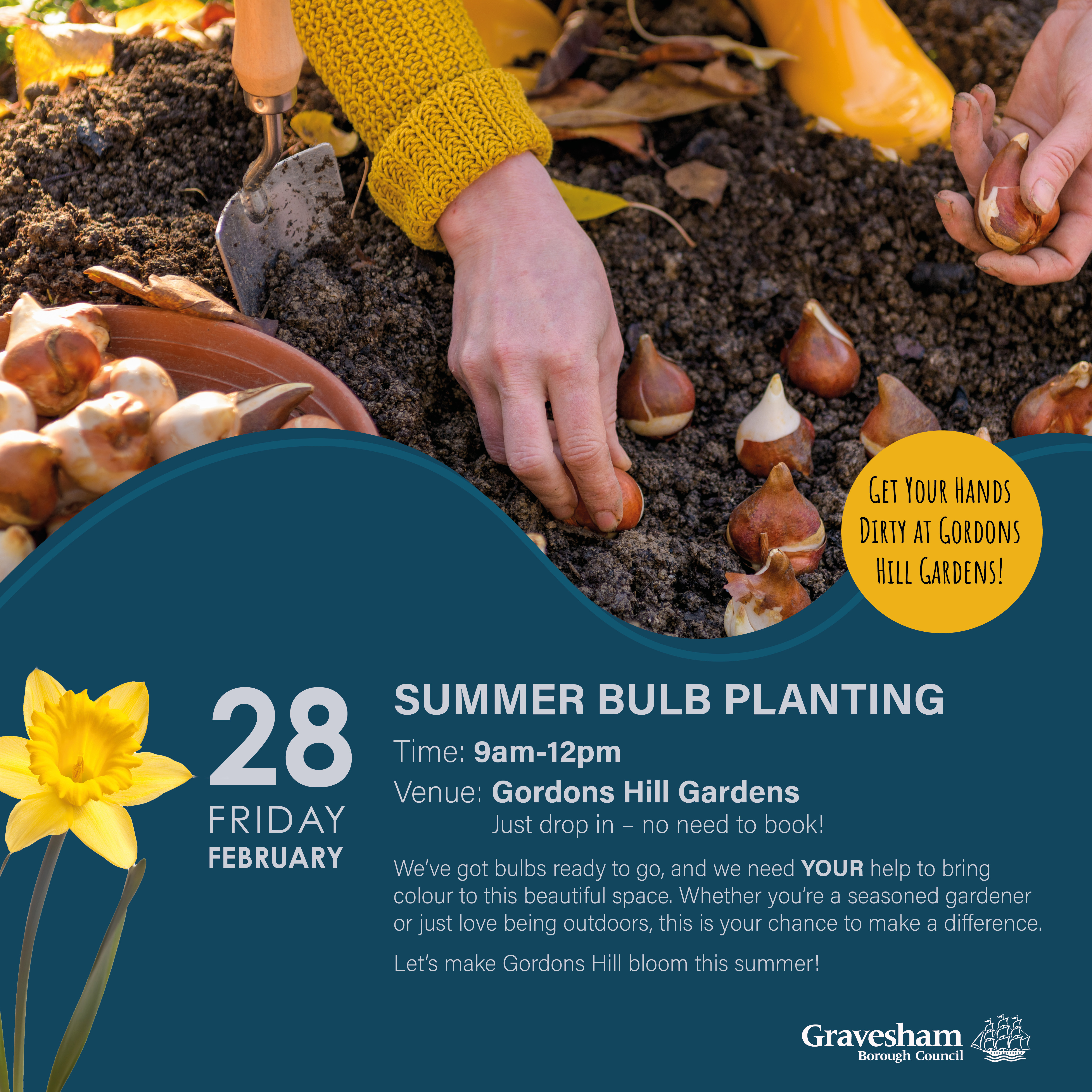 Poster for Summer bulb planting